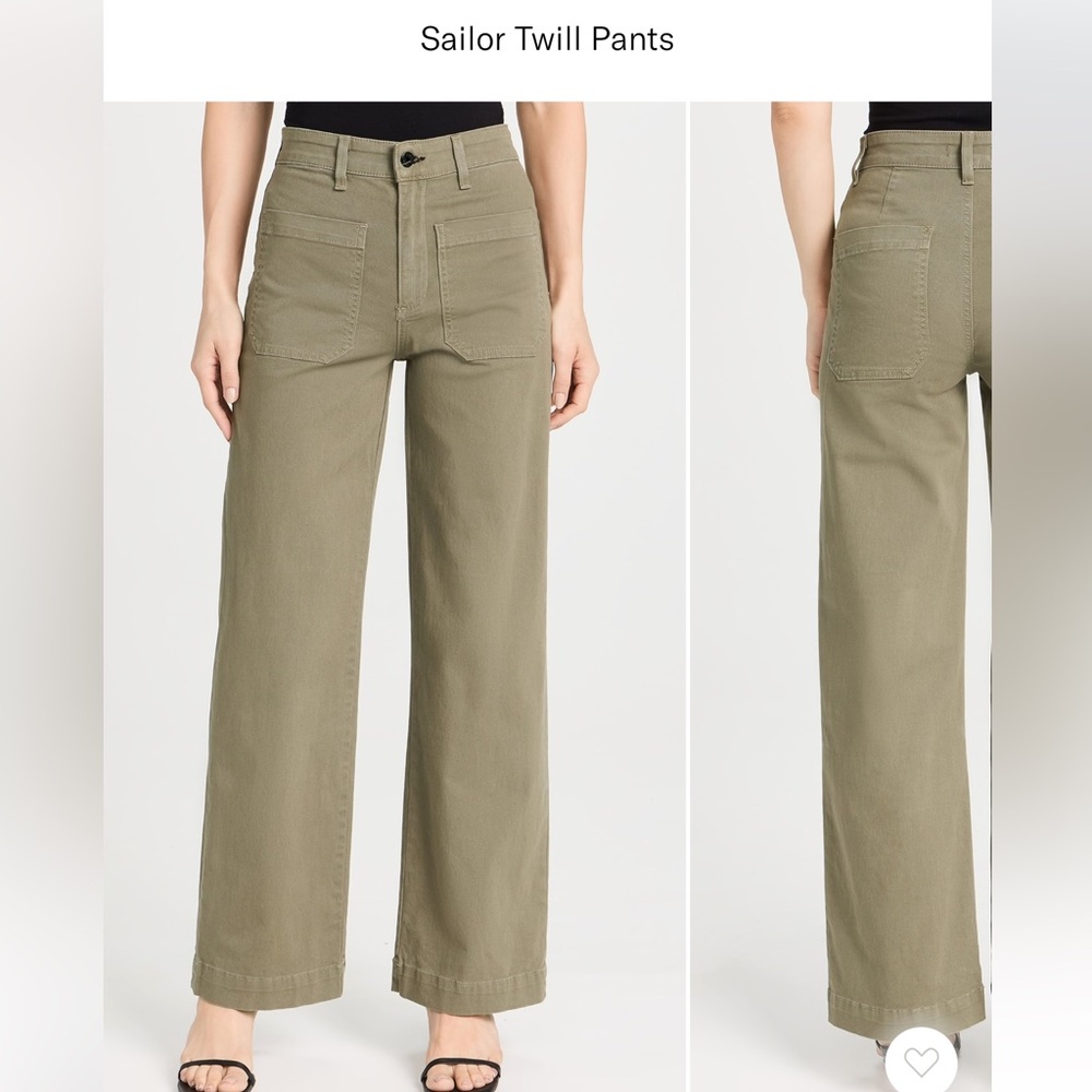 ASKK NY Olive High-Rise Pants NWOT